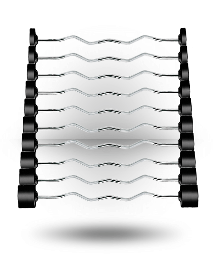York Rubber Fixed Pro Barbell Set