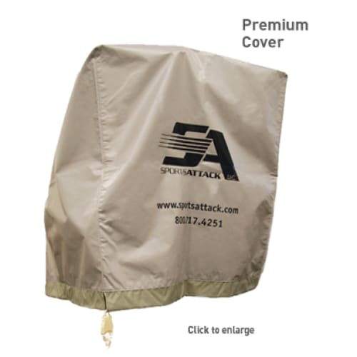 Premium Gray Machine Cover with Nylon Draw Rope and Lock by
