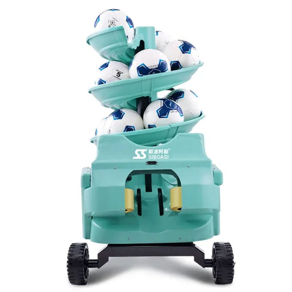 Siboasi F2101A Soccer Ball Machine with Mobile App Fitness Equipment Now