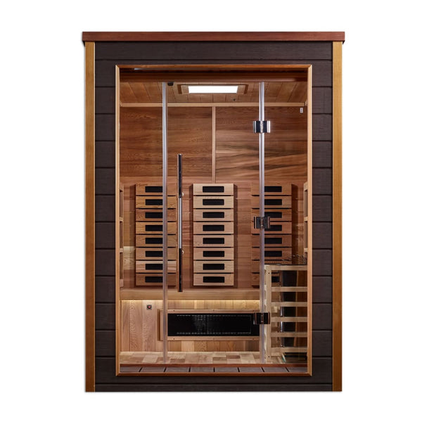 2 Person Hybrid Infrared/Traditional Saunas