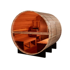 Golden Designs Zurich 4 Person Outdoor Traditional Barrel Sauna