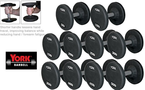 York Pro Style Dumbbell Set