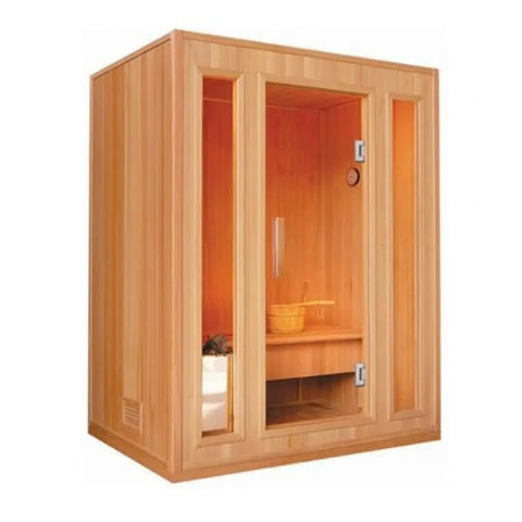 SunRay Southport HL300SN 3 Person Traditional Steam Sauna in
