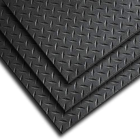 Body Solid 6’ x 4’ 1/2 Inch Protective Rubber Flooring Mats
