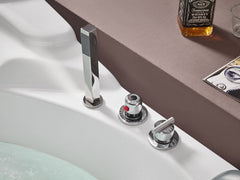 Platinum AM-505 Corner Whirlpool Bathtub