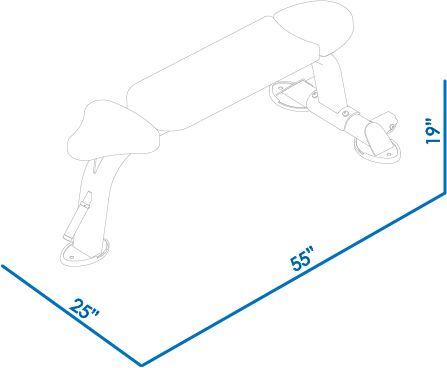 BodyKore Flat Bench CF2101
