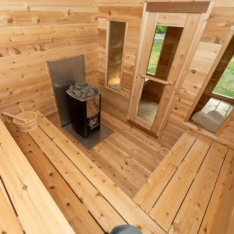 Canadian Timber Georgian CTC88WC Traditional Cabin Sauna