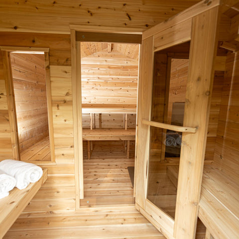 Canadian Timber Georgian CTC88WC Traditional Cabin Sauna