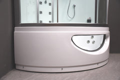 Platinum DA333F8 Steam Shower with Jetted Whirlpool Bathtub