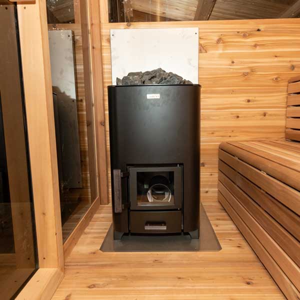 Narvi NC 16 Black Wood Burning Heater For Dundalk Saunas