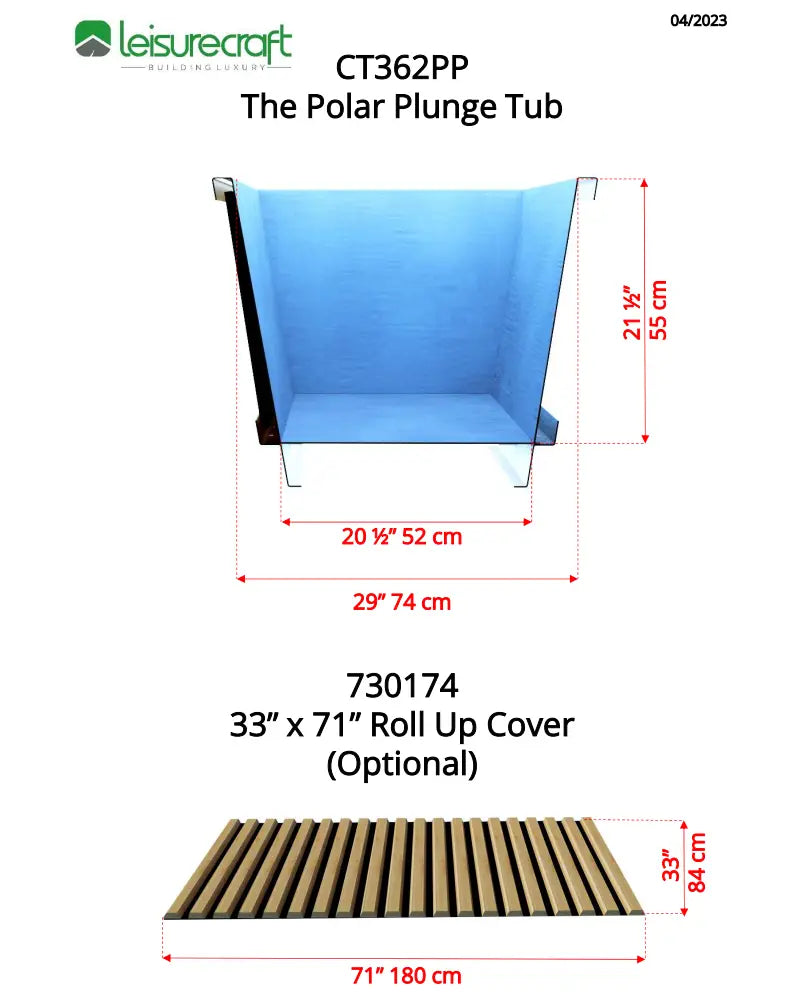 Canadian Timber Polar Plunge Tub by Dundalk Leisurecraft