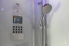 Platinum DZ961F8-L Walk-In Steam Shower-White
