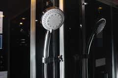 Platinum DZ961F8L Walk-In Steam Shower Black