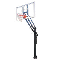 First Team Force Pro In Ground Adjustable Basketball Goal 36x60 Glass