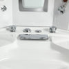 Image of Mesa 608A Steam Shower with Jetted Whirlpool Bathtub - &