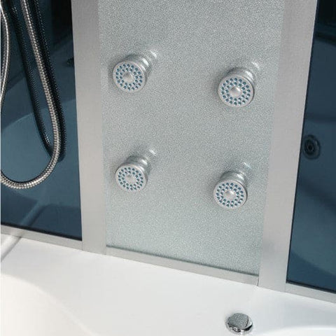 Mesa 701A Steam Shower with Jetted Whirlpool Bathtub - &