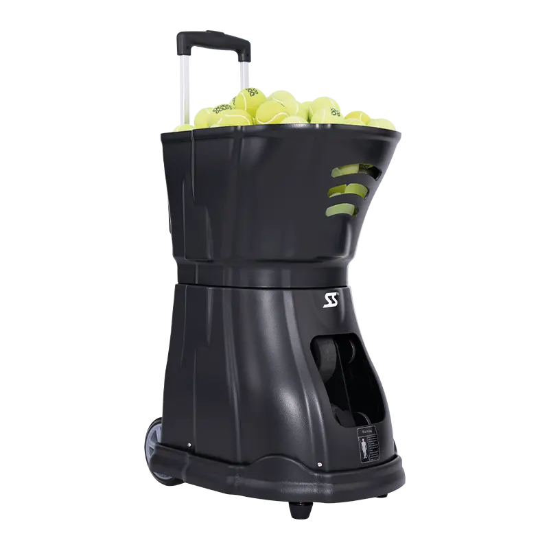 SIBOASI T2201A Tennis Ball Machine with App and Remote - 12V Battery Powered