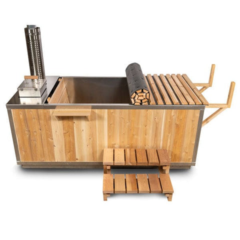 The Starlight Wood Burning Hot Tub by Leisurecraft CT372W
