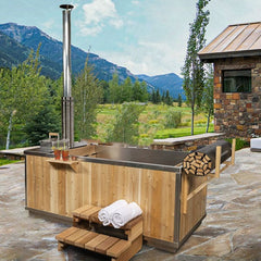 The Starlight Wood Burning Hot Tub by  Leisurecraft  CT372W