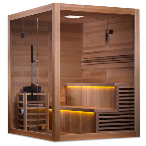 Golden Designs Kuusamo Edition 6 Person Indoor Steam Sauna
