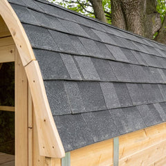 Asphalt Shingle Roof For Dundalk Outdoor Barrel Saunas