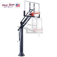 Attack Select In Ground Adjustable Basketball Goal