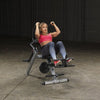 Image of Body Solid GAB300 Semi Recumbent Ab Bench Machine - Weighted