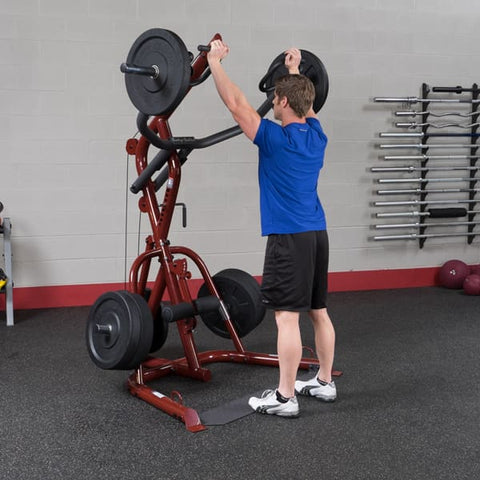 Body Solid GLGS100 Corner Leverage Gym Machine - Home