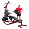 Image of Body Solid GLGS100 Corner Leverage Gym Machine - With