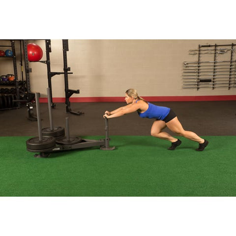 Body Solid GSW100 Weighted Push Sled
