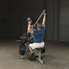 Image of Body Solid LVLA Pro Clubline Plate Loaded Leverage Lat