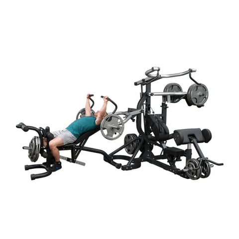 Body Solid SBL460P4 Plate Loaded Freeweight Leverage Gym