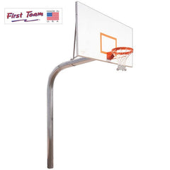 Brute Playground Fixed Height Basketball Goal with 42x60