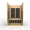 Image of Dynamic Santiago 2-Person Low EMF Indoor Far Infrared Sauna