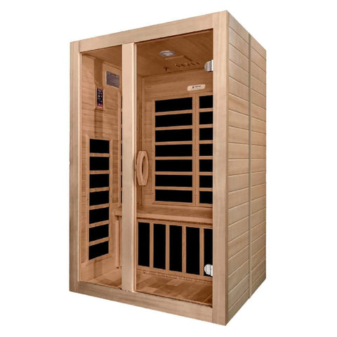 Dynamic Santiago 2-Person Low EMF Indoor Far Infrared Sauna
