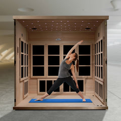 Golden Designs Catalonia Elite Hot Yoga Studio 8-person Infrared Sauna