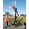 Image of OmniJam Nitro Portable Basketball Goal with 36x60 Glass