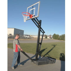 OmniSlam Select Portable Basketball Goal with 36x60 Acrylic Backboard By First Team