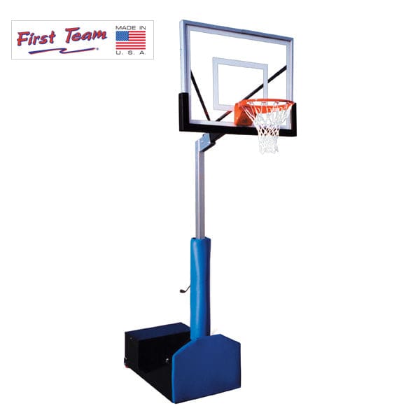 Rampage Turbo Portable Basketball Goal with 36x54 Glass