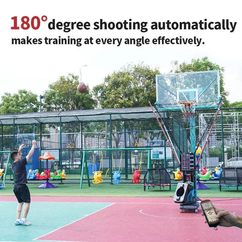 SIBOASI K2100A Basketball Shooting Machine with Remote and