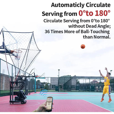 SIBOASI K2101A Basketball Shooting Machine with Remote