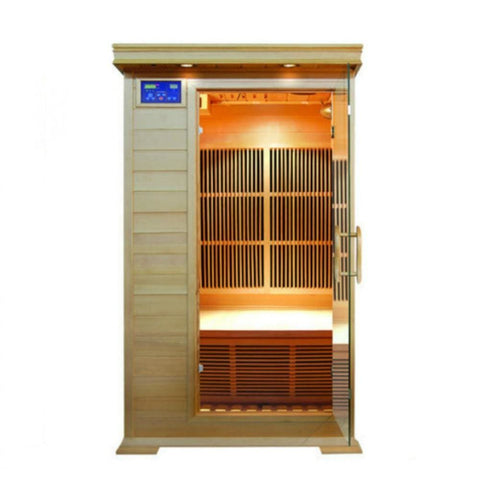 SunRay HL100K2 Barrett 1 Person Indoor Infrared Sauna w/