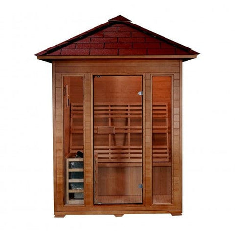 SunRay Waverly HL300D2 3 Person Outdoor Traditional Sauna