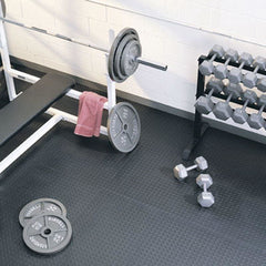 Supermats MuscleMats 6x4 Heavy Duty 100% Recycled Rubber Gym Flooring 48