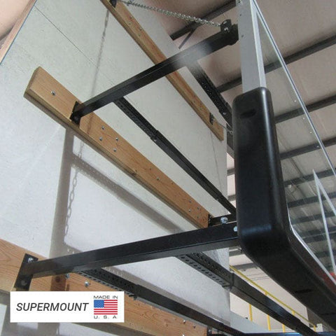 SuperMount46 Triumph Wall Mount Basketball Goal with 42x72