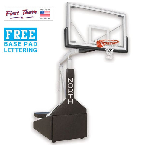 Tempest Triumph Portable Basketball Goal with 42x72 Glass