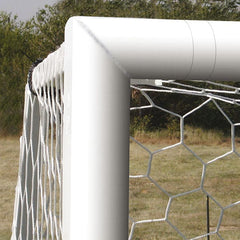 World Class 40 Elite-PB 4” Round Aluminum 24’ x 8’ Competition Portable Soccer Goal By First Team